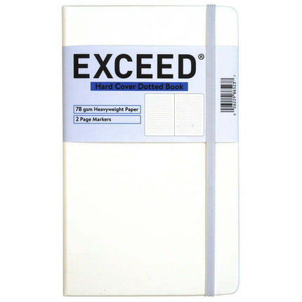 Exceed Medium Journal, Dot Grid, 120 Pages, 5" x 8.25", White, 86523