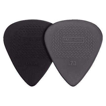 DUN-449P10 Dunlop MAX GRIP 1.0 Nylon Standard Guitar Pick -12 Pack
