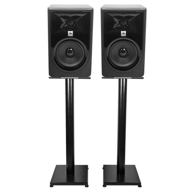 Pair JBL 305P MkII 5" Powered Studio Monitor Monitoring Speakers+29" Stands