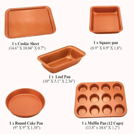 5 Piece Baking Set Lowest Price Guarantee 2 Year Warranty Quick to Ship