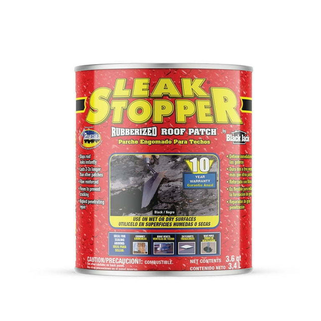 Leak Stopper Rubberized Roof Patch 1 Gallon