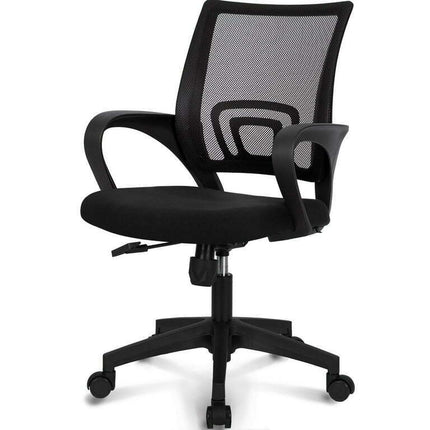 Hygge Ergonomic Mid Back Adjustable Mesh Home Office Computer Desk Chair, Black