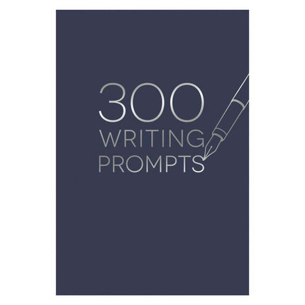Piccadilly 300 Writing Prompts Journal, 5.6 x 8.5", Paper, 204 Pages, Blue