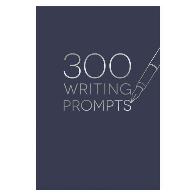Piccadilly 300 Writing Prompts Journal, 5.6 x 8.5", Paper, 204 Pages, Blue