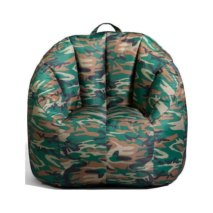 Big Joe Joey Bean Bag Chair, Smartmax, Kids/Teens, 2.5 Feet, Green Woodland Camo
