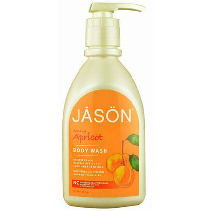 JASON Glowing Apricot Pure Natural Body Wash, 30 fl oz