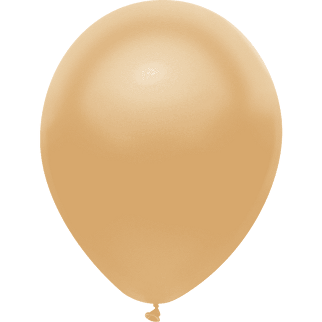 Way To Celebrate 12" All Occasion Gold Balloons, 12 Count
