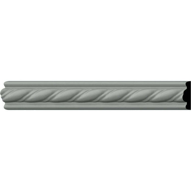 1 1/8"H x 3/8"P x 94 1/2"L Crendon Roped Panel Moulding