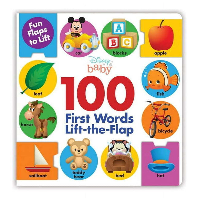 Disney Baby: 100 First Words Lifttheflap (Board book)