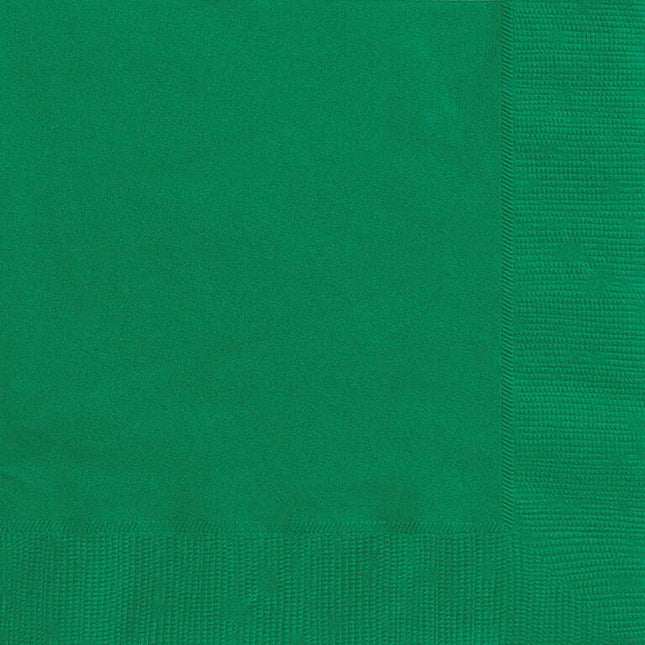 Way to Celebrate! Green Paper Luncheon Napkins, 6.5in, 24ct