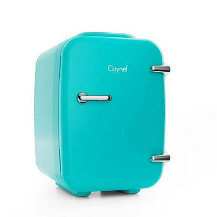 CAYNEL Mini Fridge Portable Thermoelectric 4 Liter Cooler and Warmer, Teal
