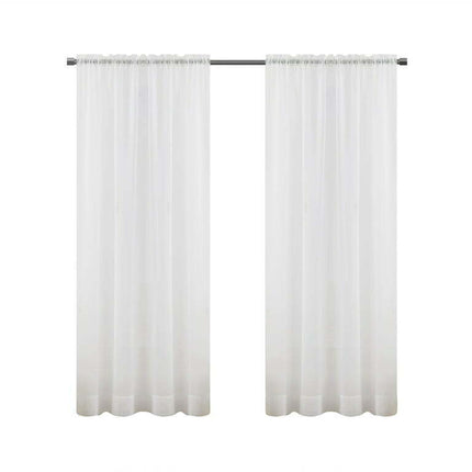 Mainstays Sheer Voile Single Curtain Panel 59"x84" White