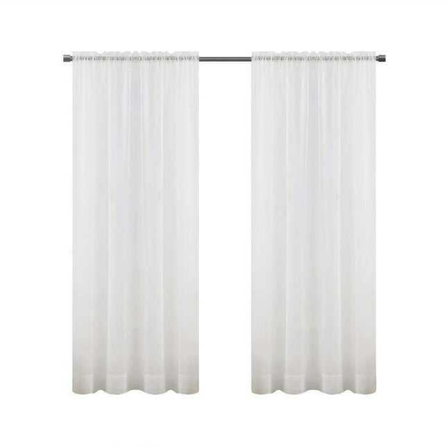 Mainstays Sheer Voile Single Curtain Panel 59"x84" White