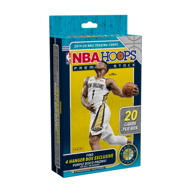 Panini 2019-20 Hoops Premium NBA Basketball Trading Cards Hanger Box- 20 Cards