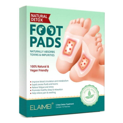 Set of 10 Vegan foot Detox Patches Lowest Price Guarantee Quick to Ship