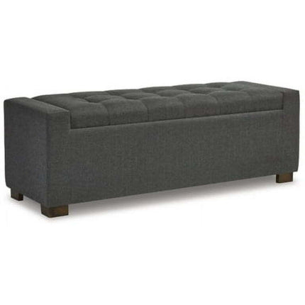 Signature Design by Ashley Casual Cortwell Storage Bench  Gray