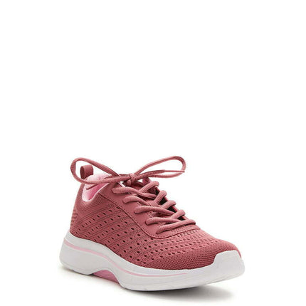 Athletic Works Women's Comfort Lace Up Sneakers, Wide Width Available