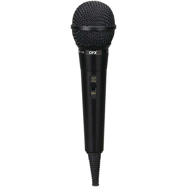 QFX M-106 Unidirectional Dynamic Microphone with 10-foot Cable