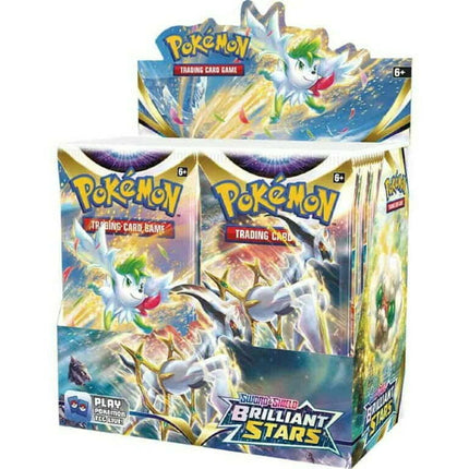 Pokemon Sword And Shield Brilliant Stars Booster Box: 36 packs of 10 cards each