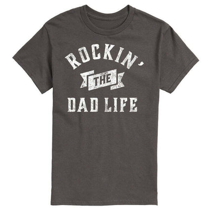 Instant Message - Rockin Dad Life - Men's Short Sleeve Graphic T-Shirt