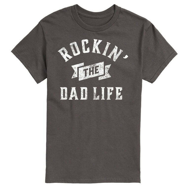 Instant Message - Rockin Dad Life - Men's Short Sleeve Graphic T-Shirt