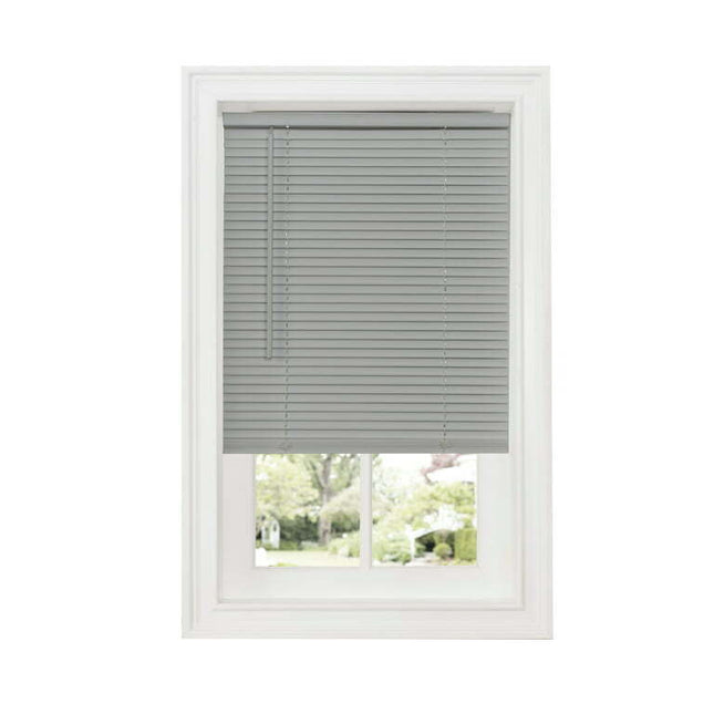 Cordless GII Deluxe Sundown 1" Room Darkening Mini Blind 30x64 - Grey