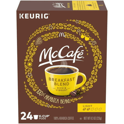 McCafe Breakfast Blend Coffee K-Cup Pods, Caffeinated, 24 ct - 8.3 oz Box