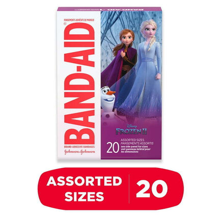 Band-Aid Brand Adhesive Bandages, Disney Frozen, Assorted Sizes, 20 ct