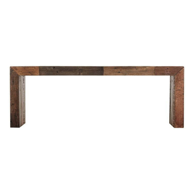 Vintage Bench Small Light Brown-Color:Light Brown,Style:Rustic