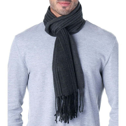 Hammer Anvil Mens Plaid Striped Scarf Womens Winter Scarves Cashmere Soft Feel