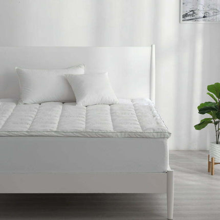Sertapedic Superior Loft Mattress Pad, White, Full
