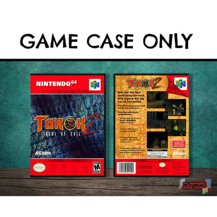 Turok 2: Seeds of Evil | (N64DG-V) Nintendo 64 - Game Case