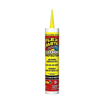 Flex Paste Flood Protection, Waterproof Rubberized Sealant, 9 fl oz, Cartridge