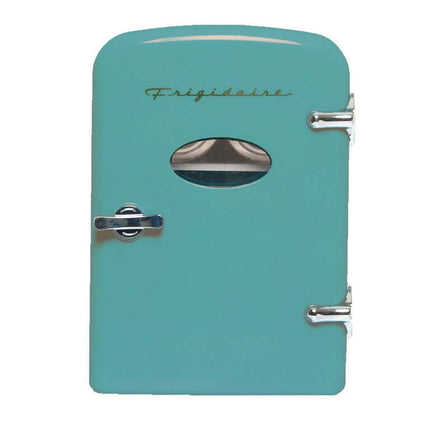 Frigidaire Portable Retro 6 Can Personal Beverage Cooler, EFMIS129, Blue