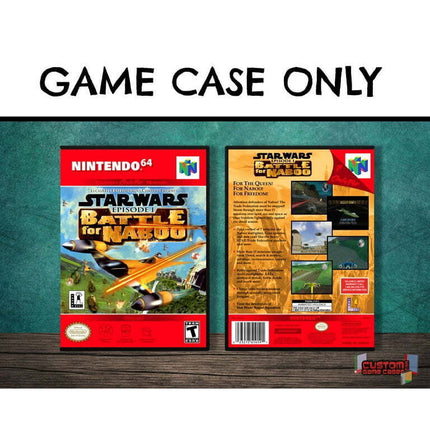 Star Wars Episode 1: Battle for Naboo | (N64DG-V) Nintendo 64 - Game Case