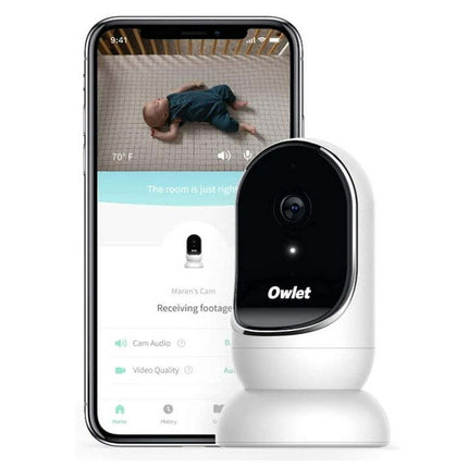Owlet Cam Smart Baby Monitor - Secure, Encrypted HD Video, with Sound & Motion