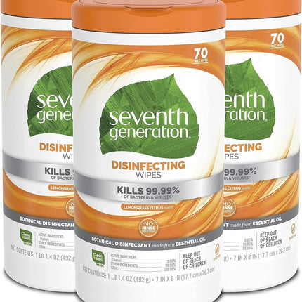 Seventh generation Wipes 70 Count 3 Packs Lowest Price Guarantee  Quick to Ship