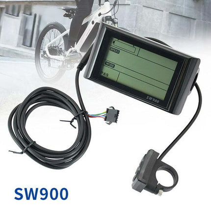 SW900 LCD Display Meter Control Panel 24-60V E-Bike Electric Bicycle Scooter