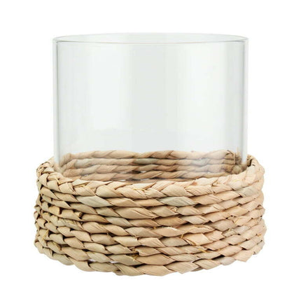 Better Homes & Gardens Hyacinth Hurricane Candle Holder, Brown