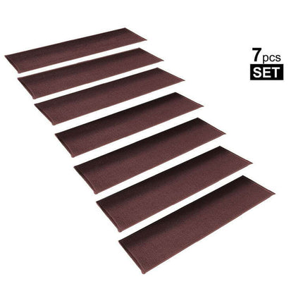 StepBasic Non-Slip Rubber Backing Resistant Carpet Stair Gripper Set of 7