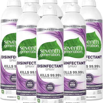 Seventh Generation Disinfecting Spray Cleaner Lavender Vanilla & Thyme Disinfect