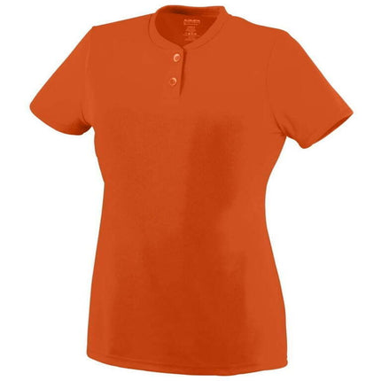 Augusta Sportswear Ladies Wicking Two-Button Jersey