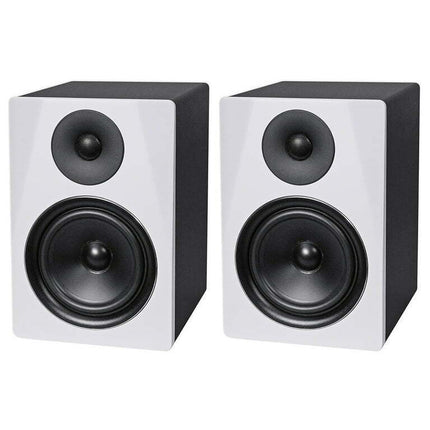 (2) Rockville DPM6W Dual Powered 6.5" 420 Watt Active Studio Monitor Speakers
