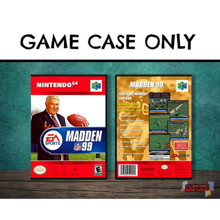 Madden '99 | (N64DG-V) Nintendo 64 - Game Case Only - No Game