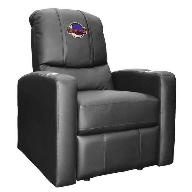 Black Arizona Coyotes Alternate Logo Stealth Manual Recliner