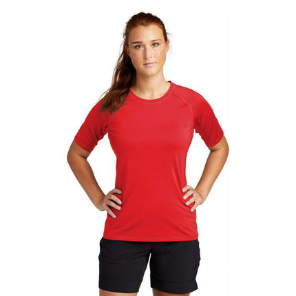 Sport-Tek Ladies Rashguard Tee. LST470