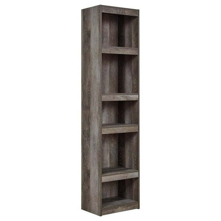 GnHoCh Wynnlow Rustic Pier-Style 72" Bookcase, Grayish Brown