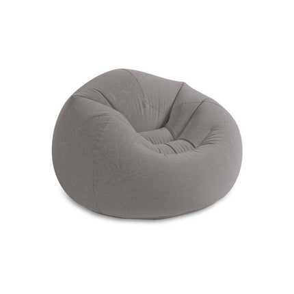 Intex Beanless Bag, Inflatable Chair, Gray, 42 x 41 x 27 inches
