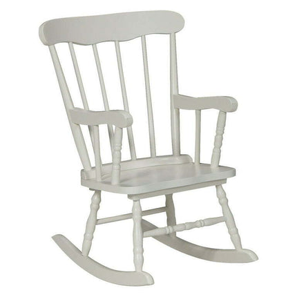 International Concepts Indoor Wood Kids Rocker in White
