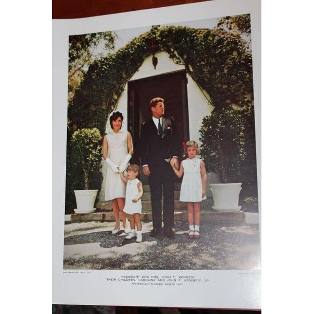 Original JFK Easter 1963 White House Response Photo From JFK’s Files